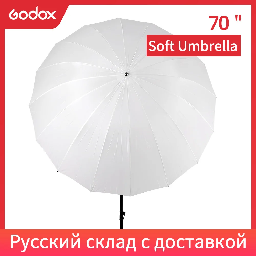 

Godox 75" 178cm Soft Umbrella White Diffusers Studio Photography Translucent Umbrella for Photo Studio Soft Light Umbrellas