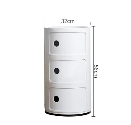 Луи Мода тумбочки скандинавские три слоя многофункциональный белый минималистский Творческий шкафчик шкаф шкафчик