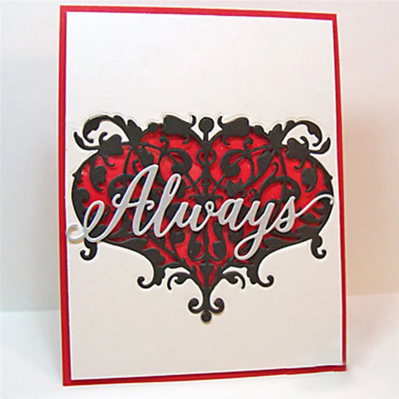 

DiyArts Flower Heart Bouquet Metal Cutting Dies New 2019 for Craft Dies Scrapbooking Album Die Cut Embossing New Dies for 2019