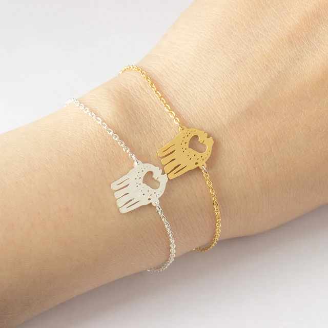 Stainless Steel Cute Giraffe Bracelets Bangles Gold Color Chain Stainless Steel Cute Giraffe Bracelets Bangles Gold Color Chain Love Silver For Women Wedding