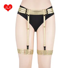 JLX. Ремень-подвязка пояс Желтый эластичный Готический клетка Пояс для чулок Фетиш бондаж боди жгут белье сексуальный свадебный пояс для чулок
