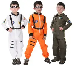 Героический астронавт Косплей Детский костюм для хеллоуина Детские костюмы для мальчика космические костюмы Карнавальный сценический