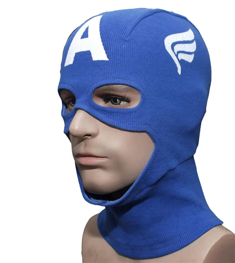 20 стилей Балаклавский призрак X-men маски Дэдпул Каратель Deathstroke Grim Reaper Тактический костюм клоуна на Хэллоуин маска на все лицо - Цвет: Captain America