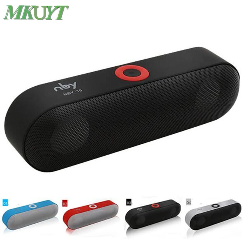 NBY-18 Mini Bluetooth Speaker Portable Wireless Speaker Sound System 3D Stereo//