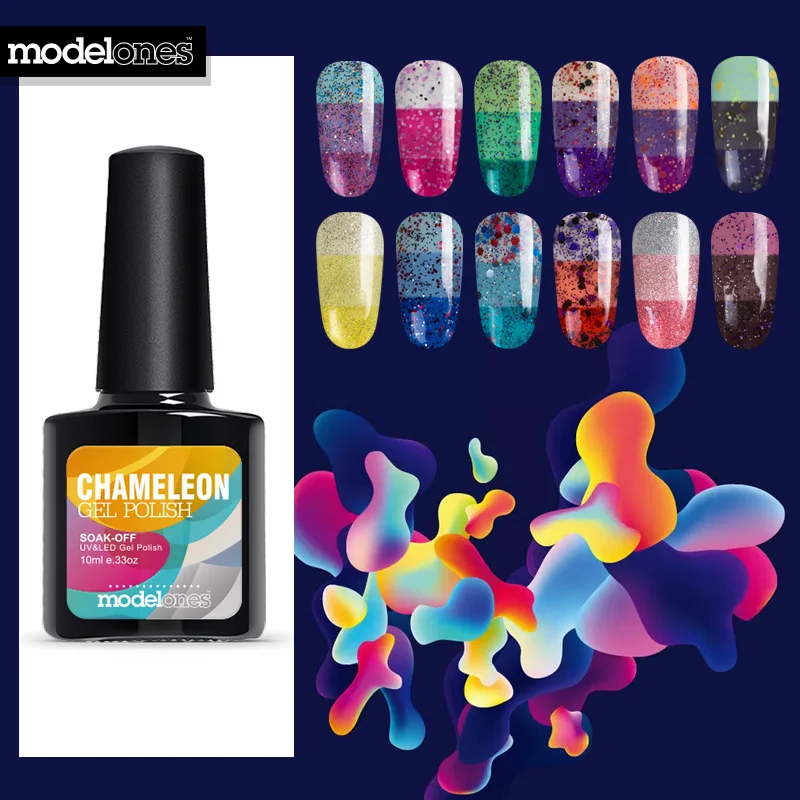 Modelones 10ML Temperature UV Nail Polish Change Color UV Nail Gel