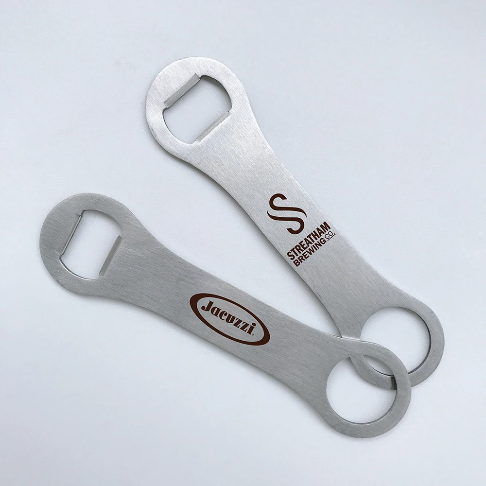 10pcs Dog Bone Shaped Flat Bottle Openers Personalized Bar Blade Beer