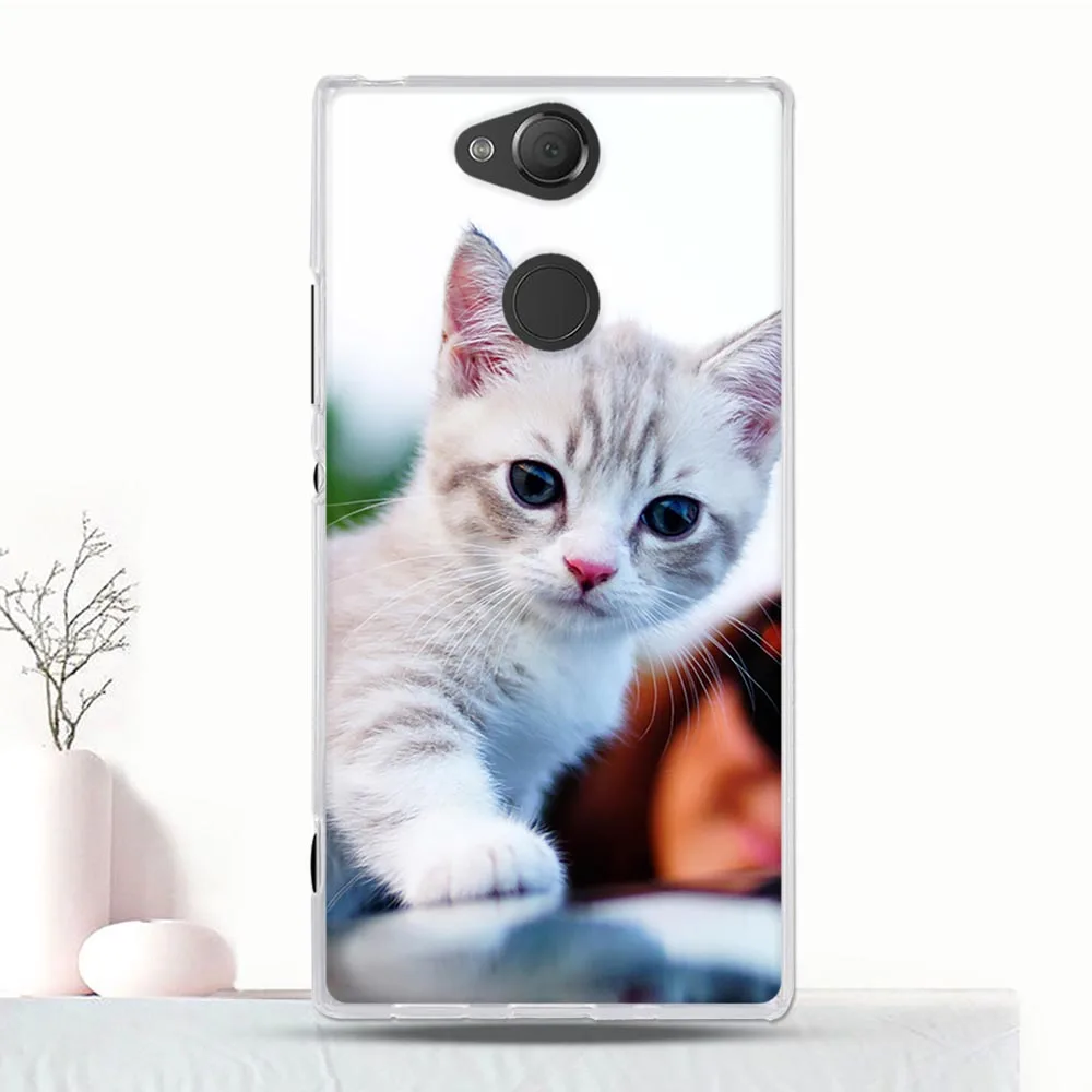 ТПУ силиконовый бампер для sony Xperia XA2 мягкий чехол 3D принт для sony Xperia XA2 двойной чехол для телефона для sony Xperia XA2 Funda чехол