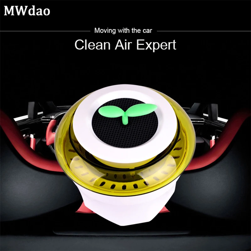 

MWdao car air purifier vehicle air ionizer negative ion ozonizer odor eliminator usb for car