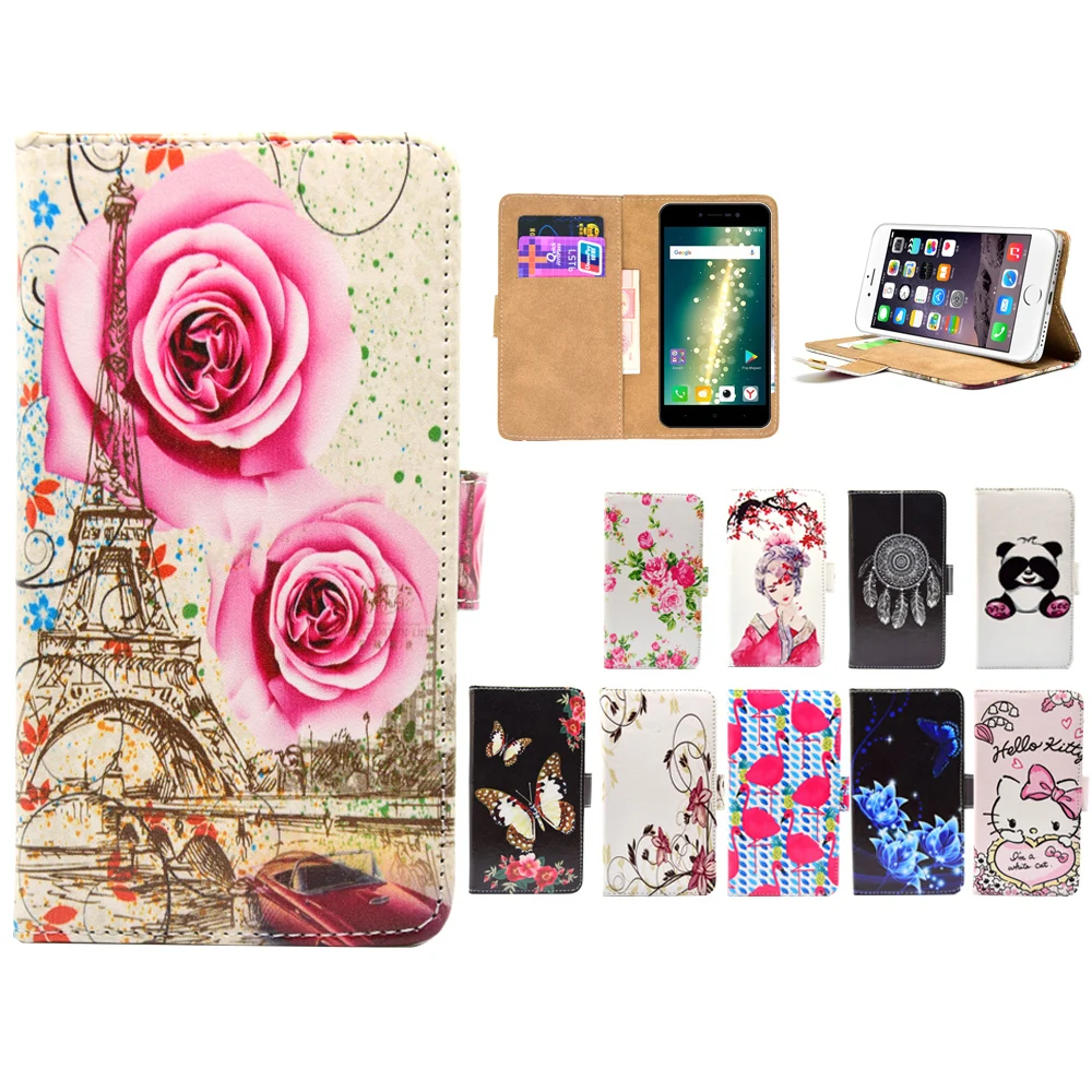 

LIHAIJUN 3C Higt quality Cartoon Flip pu leather Phone Cases Cover For BQ BQ -5591 Jeans 5.5 inch case