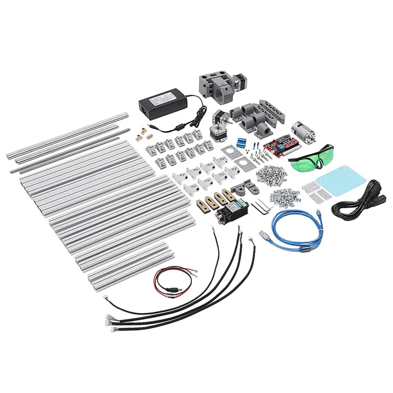 3018 3Axis Mini DIY CNC Router w/ 2500mW Laser Module Wood Engraving Cutting Milling Engraver Machine