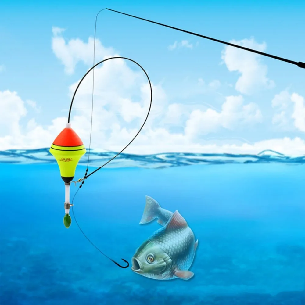 EVA Automatic Fishing Float Fishing Artifact Stainless Steel Vertical