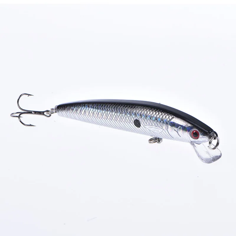 Julyhot 1PCS/lot 9.5cm 8.5g Minnow Hard Bait with Fishing Hooks Tackle Lure Baits | Спорт и развлечения