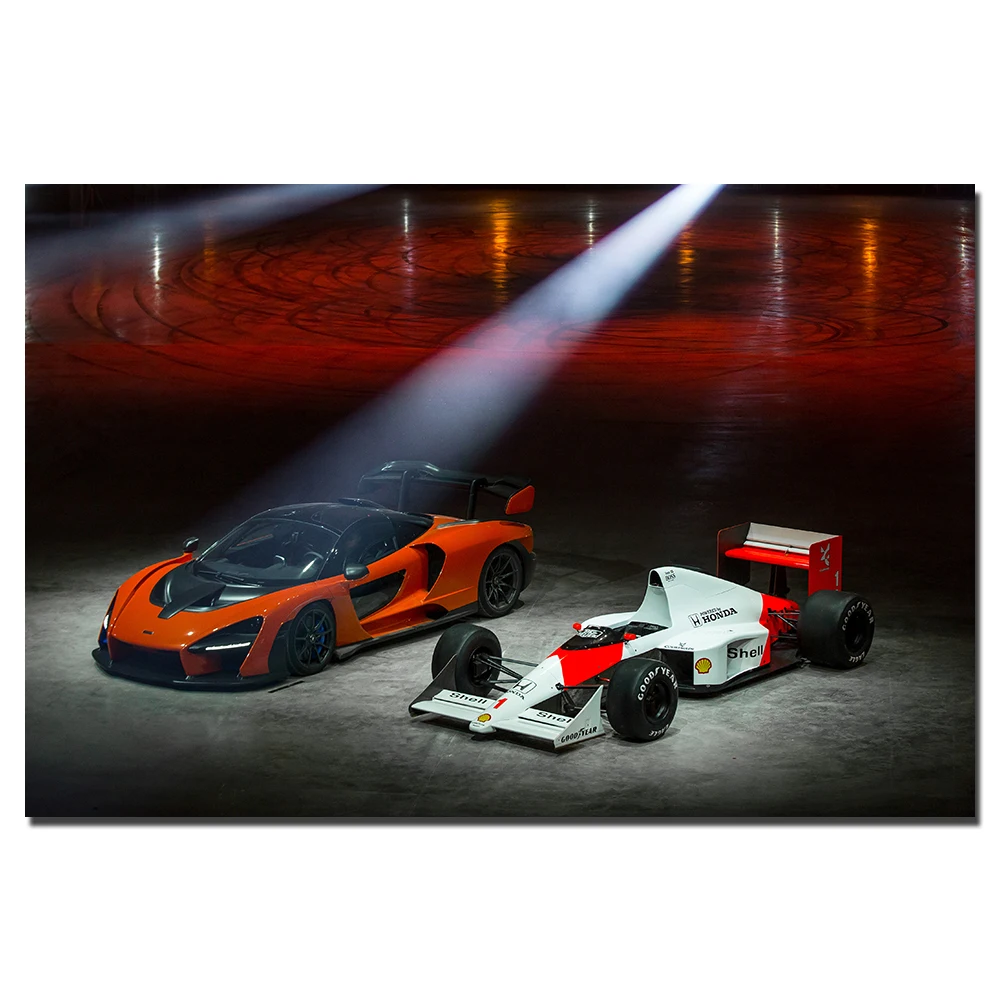 McLaren Senna супер автомобиль постер печать на холсте картины для домашнего декора