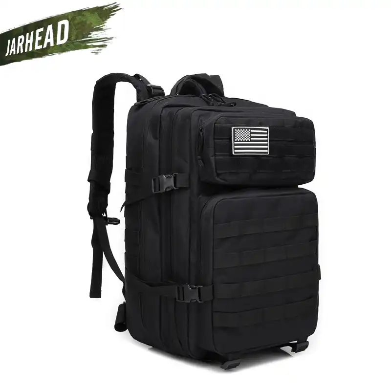 45l Military Tactical Assault Pack Backpack Army Molle Waterproof Bug Out Bag Small Rucksack Outdoor Hiking Camping Hunting