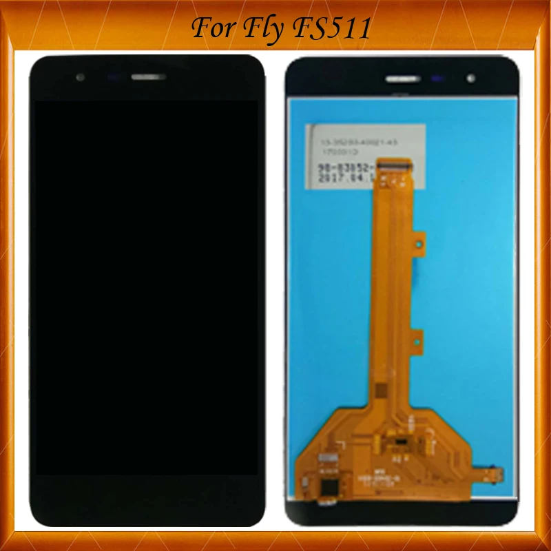 

100% Tested OK For Fly FS 511 Cirrus 7 LCD Display and Touch Screen 5.0'' Phone Accessories For Fly FS511 Phone Accessory