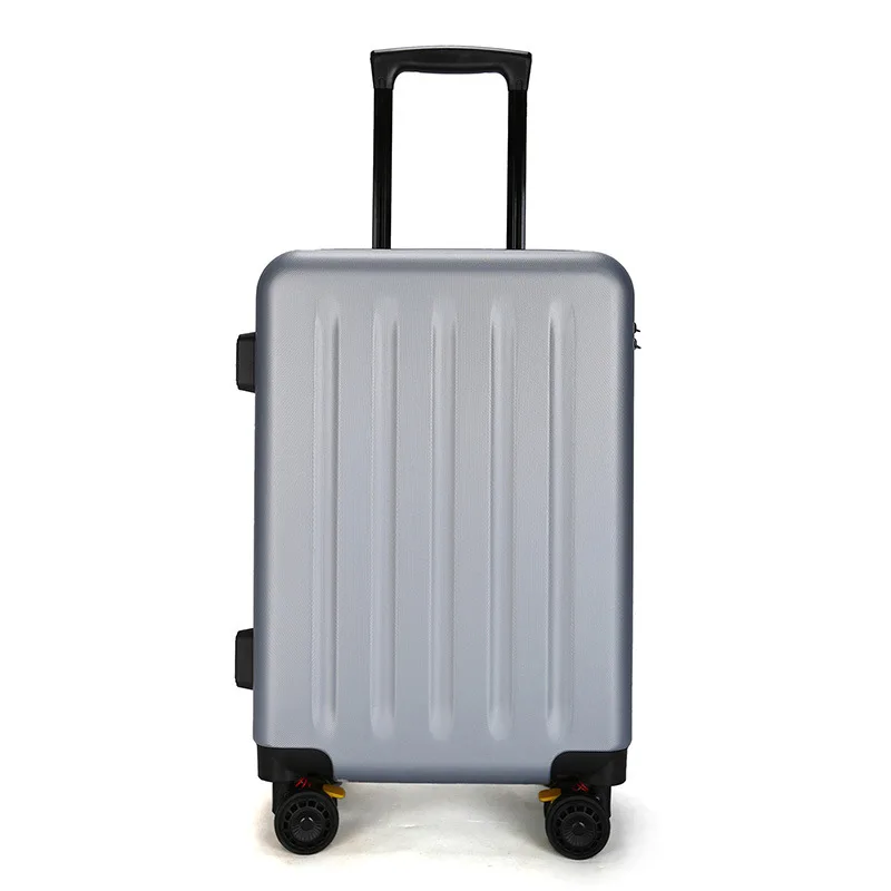 ZYJ багаж на колесиках для путешествий для мужчин и женщин из сплава, деловой прочный чемодан на колесиках, устойчивый к царапинам, самолет, чемодан, чемодан, Спиннер, колеса, багажник - Цвет: Silver