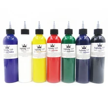 250 мл/бутылка натуральный пигмент для татуировки растений Перманентный макияж 1 унция бутылка Чернила для татуировки 3D боди-арт Набор для рисования красоты