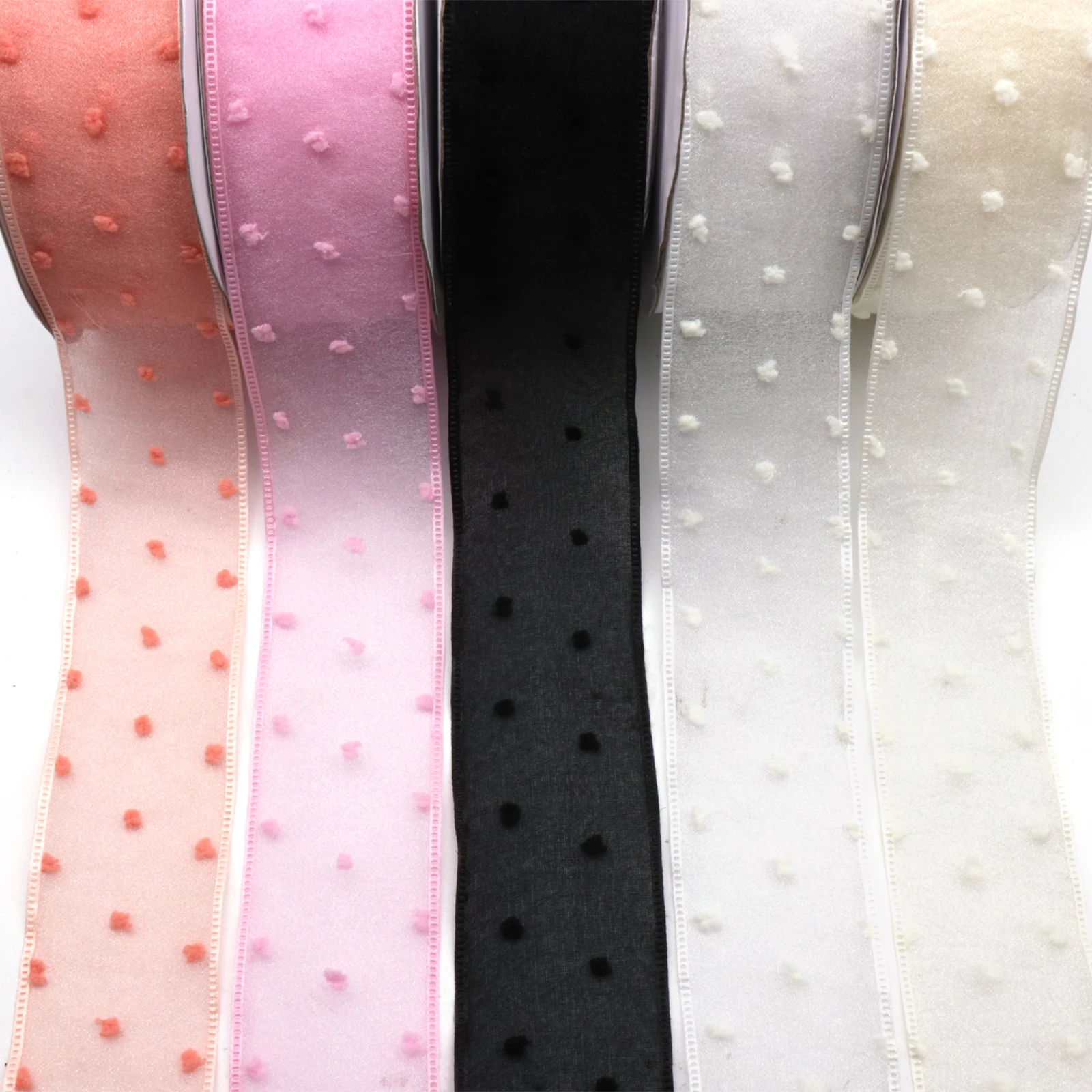 Organza Ribbon Ribbon Decoration Ribbon Supplies Wrapping Ribbon 5Yard 40mm