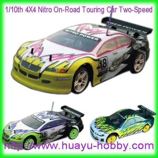 rc cars Sonic 1/10th Scale 16cxp Nitro engine On-Road Touring Car (Two Speed) 94102 RTR
