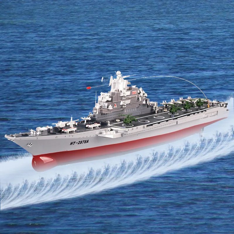 Remote Control Boats 2875a 1:275 rc Model Aircraft Carrier High Speed RC Boat simulation Model RC Military Warship