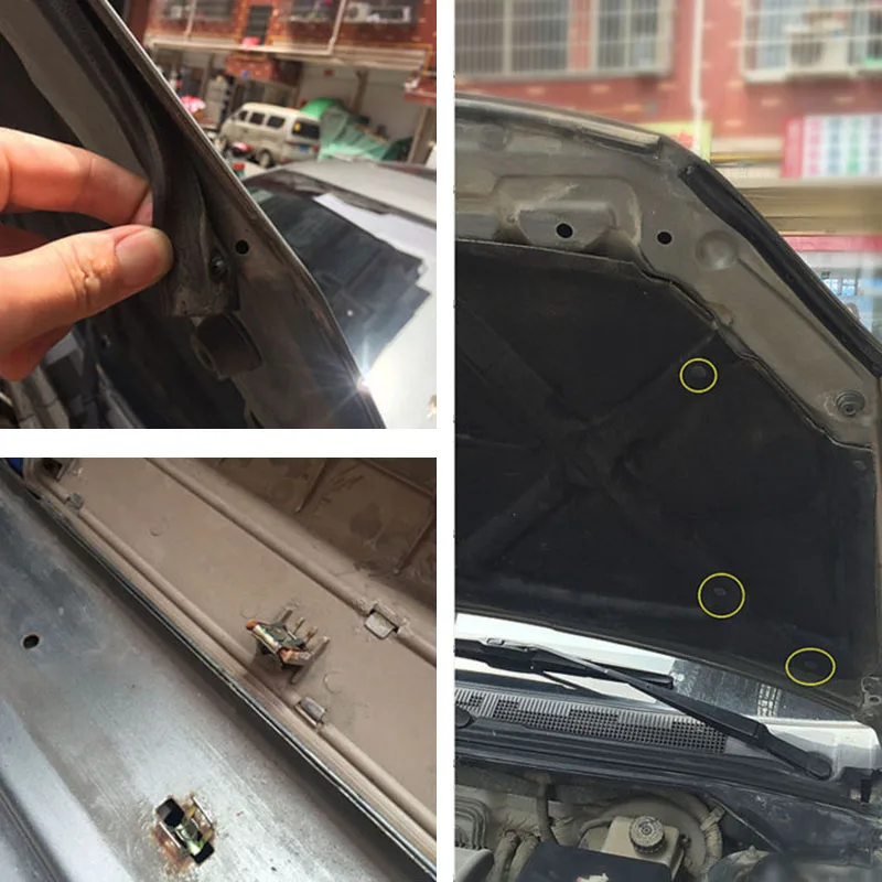 620 шт./компл. Универсальный Автомобильный зажим боковая юбка бампер Обшивка двери Установка Толкатель 16 размер Авто автомобильная заклепка крепеж