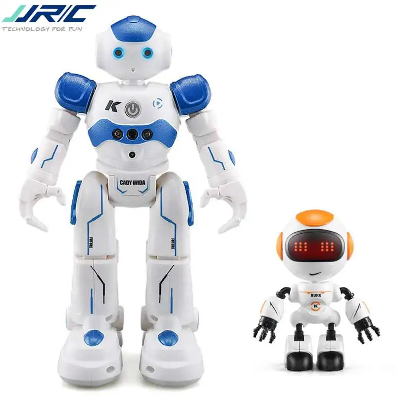 Лидер продаж JJRC R2 зарядка через usb Танцы управление жестами умный Радиоуправляемый Игрушечный Робот Дети подарок на день рождения - Цвет: R2 and R8