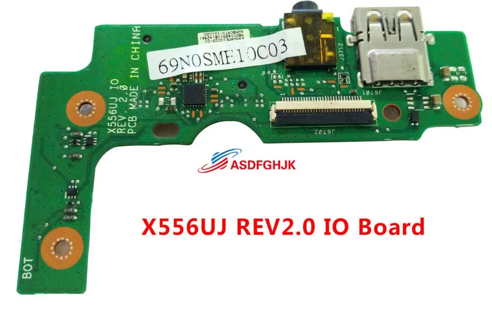 

Плата ввода-вывода USB для ASUS X556U X556UJ X556UJQ X556UB X556UA X555UV Rev 2,0, 100% проб. ОК