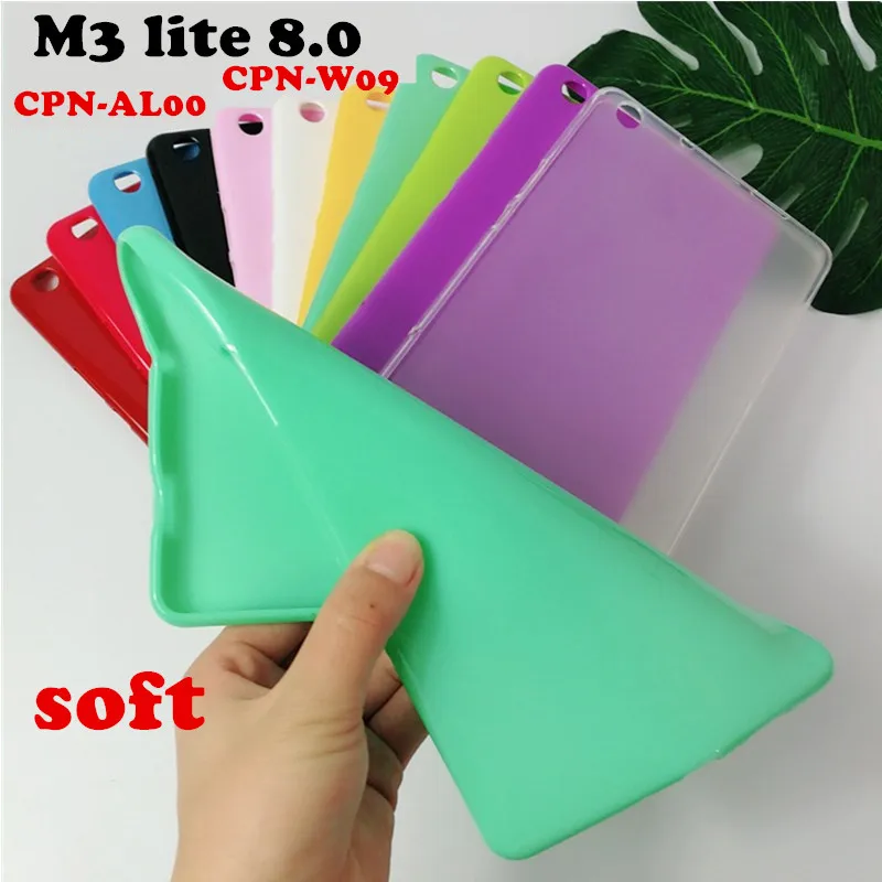 Case Cover for Huawei MediaPad M3 Lite 8.0 CPN-W09 CPN-AL00 tablet case soft Silicone TPU Back Cover case protective shell Case Cover for Huawei MediaPad M3 Lite 8.0 CPN-W09 CPN-AL00 tablet case soft Silicone TPU Back Cover case protective shell
