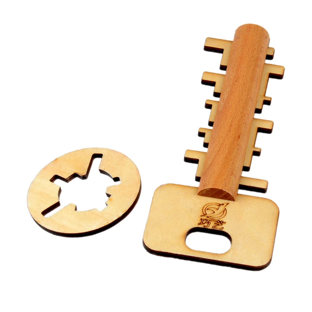 

Bamboo Unlock Key Baby Children Development Educational Toys kids Intelligence Preschool Toy for Kids Children Adult