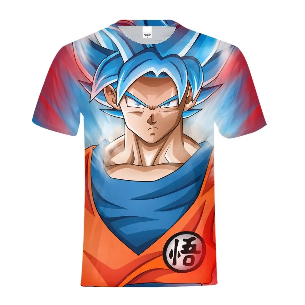 

Anime Dragon Ball Goku 3d T-shirts Family T Shirt Mommy And Me Cloth Sister Customized Photo Printed Tee Shirt For Family