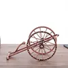 Antique Iron Art Cannon Model Wine Bottle Holder Decorative Metal Artillery Miniature Wine Rack Barware Ornament Craftworks ► Photo 3/6