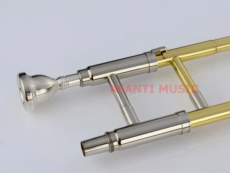 Afanti Music Bb tone / Yellow Brass / Gold finish Trombone (ATB-1121)