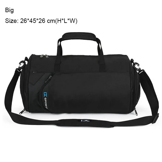 Черная кожаная PU спортивная сумка для мужчин для спортзала спортивные сумки для фитнеса Портативная сумка через плечо сумка с обувью сумка для хранения вещевой мешок - Цвет: SMFA8036 Big
