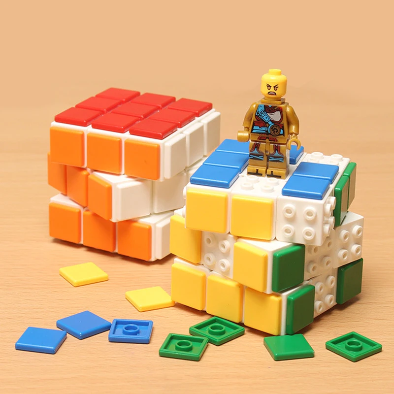 кубик рубика 3x3x3 магический куб обучения Образование маленькая частица Взрослый Детский образовательный строительный блок