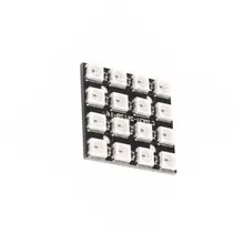 1PCS RGB LED 4×4 16Bit WS2812 5050 RGB LED + Integrated Drivers For Arduino NEW