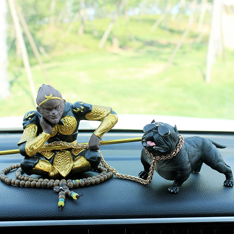 

Car Vehicle mounted ornament Great Sage Sun WuKong Handsome Monkey King Vehicle Home Furnishing Ornament Monkey King WuKong