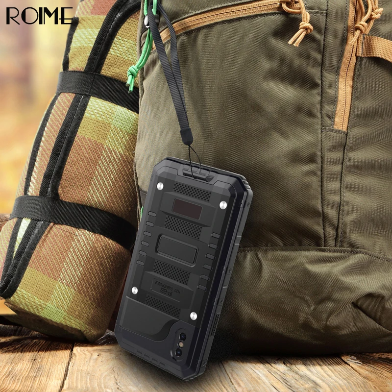 Buy Metal Waterproof Case for iPhone X Heavy Duty