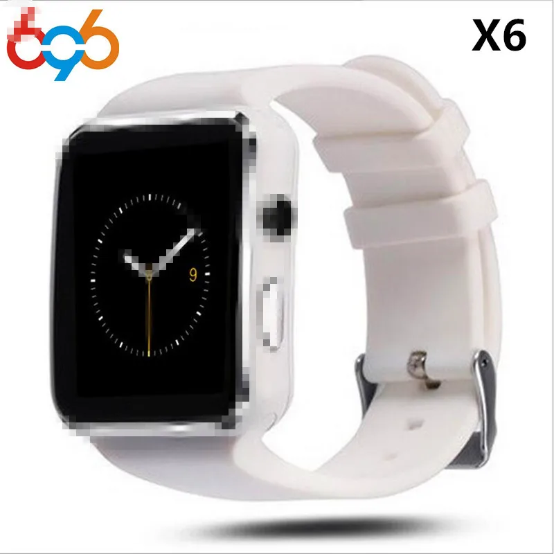 696 Bluetooth Смарт часы X6 Спорт Шагомер Smartwatch с Камера Поддержка sim-карты Whatsapp Facebook для