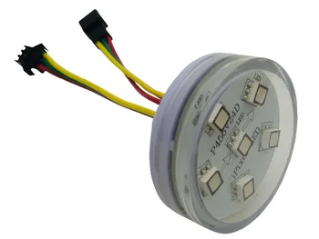 

45mm 6leds Pixel light;Clear cover;1.44W;DC24V input;IP65 rated;UCS1904 chip
