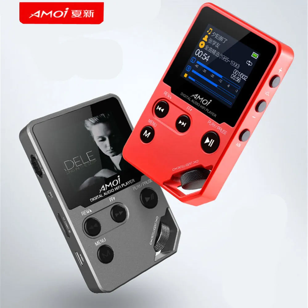 

AMOI Upgrade C10 HIFI MP3 Music Player HD Hardware Decoding APE/FLAC/DSD Lossless Music Player Walkman Support TF card extension