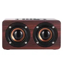 Wooden Wireless Speaker Portable HiFi Shock Bass Speaker Subwoofer Stereo Speaker Radio FM With Mic TF Card Soundbar Wooden Wireless Speaker Portable HiFi Shock Bass Speaker Subwoofer Stereo Speaker Radio FM With Mic TF Card Soundbar