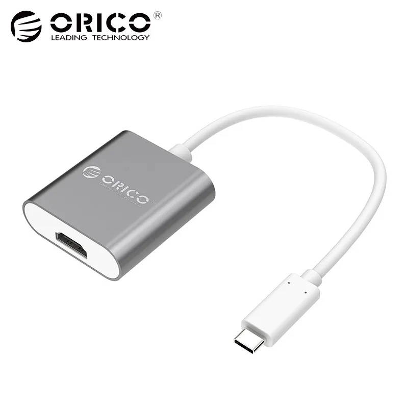 

ORICO Aluminum Laptop Docking Station TYPE-C to HDMI VGA Converter with 1 USB3.0 Port for Macbook Laptop PC
