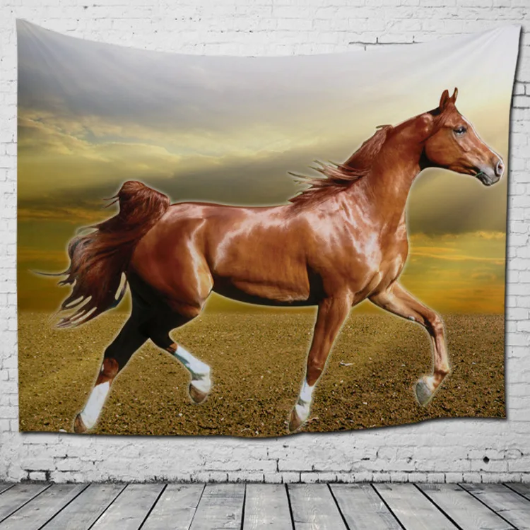 Настенный 3D гобелен с рисунком лошади 5 видов|hanging tapestry|wall hanging tapestrywall tapestry |