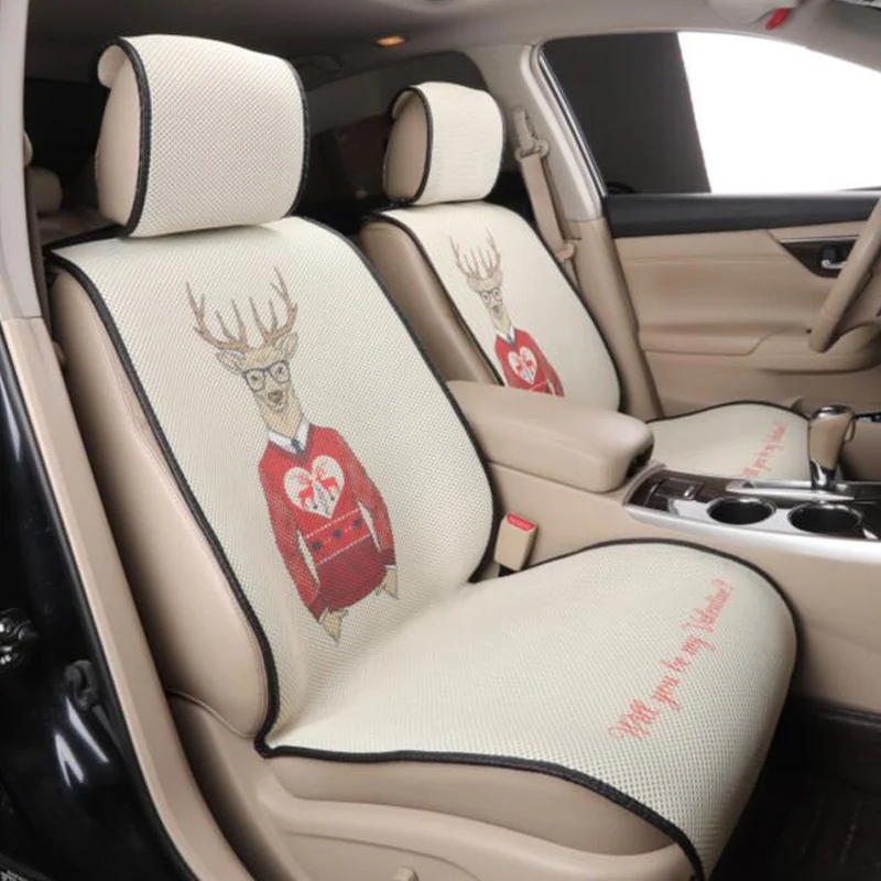 

front 2 car seat cover automobiles seat protector for benz mercedes c180 c200 gl x164 ml w164 ml320 w163 w460 w461 2017 2016 201