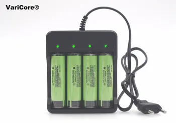

4 pcs.New Original 18650 Battery 3.7 NCR18650B 3400mAh Protection From Lithium Battery board(with PCB) + 1*18650 Battery charger