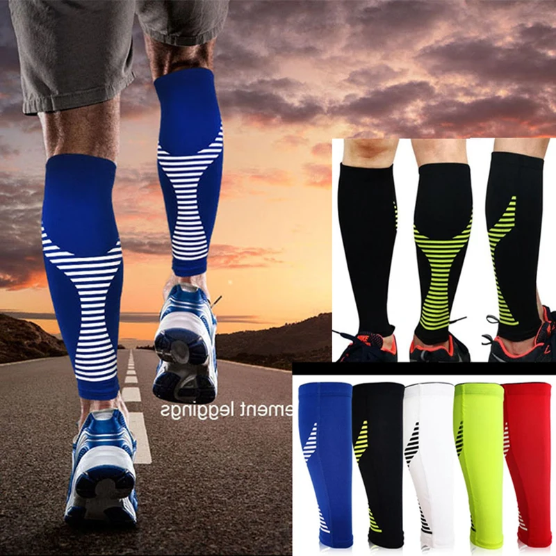 

1pc Cycling Leg Warmers Unisex Sports Running Basketball Leg Sleeve Protector Breathable Elastic Compression Calf Support Sleeve