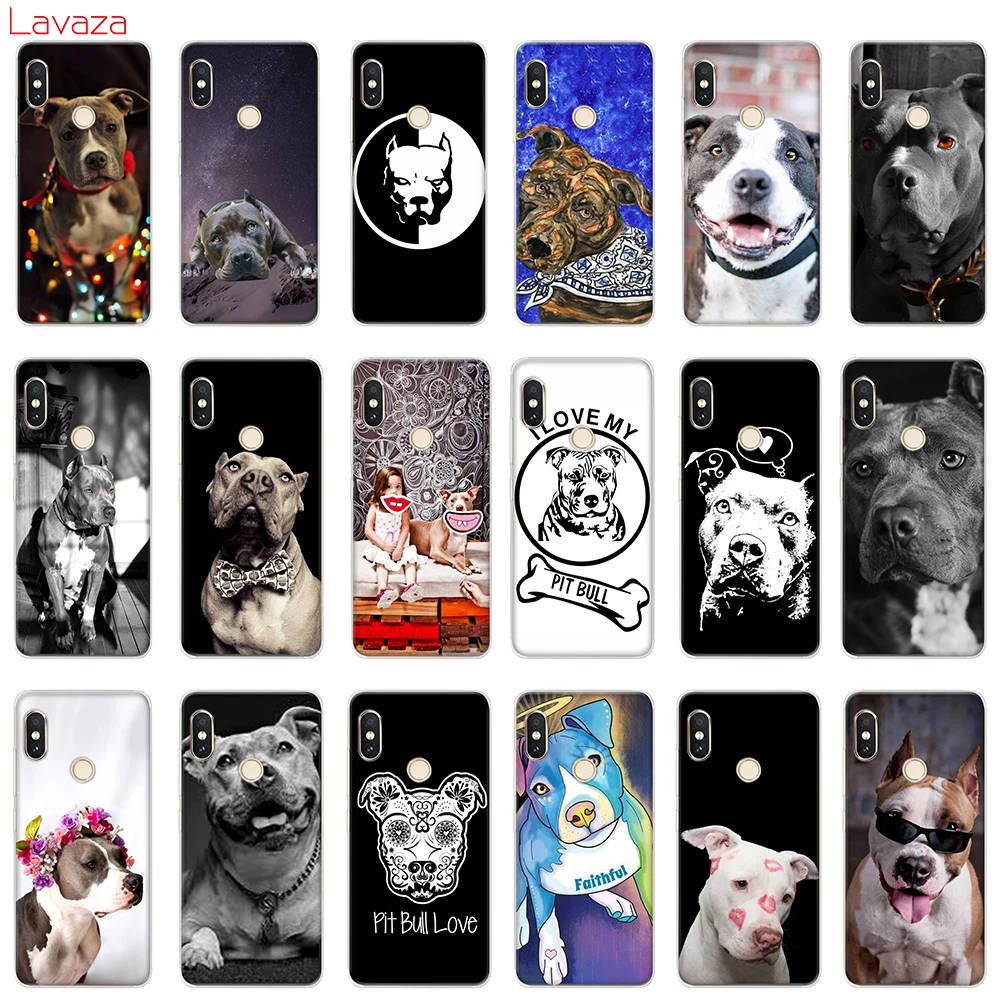 

Lavaza Pit Bull Lovely Pet Dog Pitbull Hard Case for POCOPHONE F1 for Xiaomi A2 Mi8 Lite A1 Redmi Note 4X 5 6 Pro