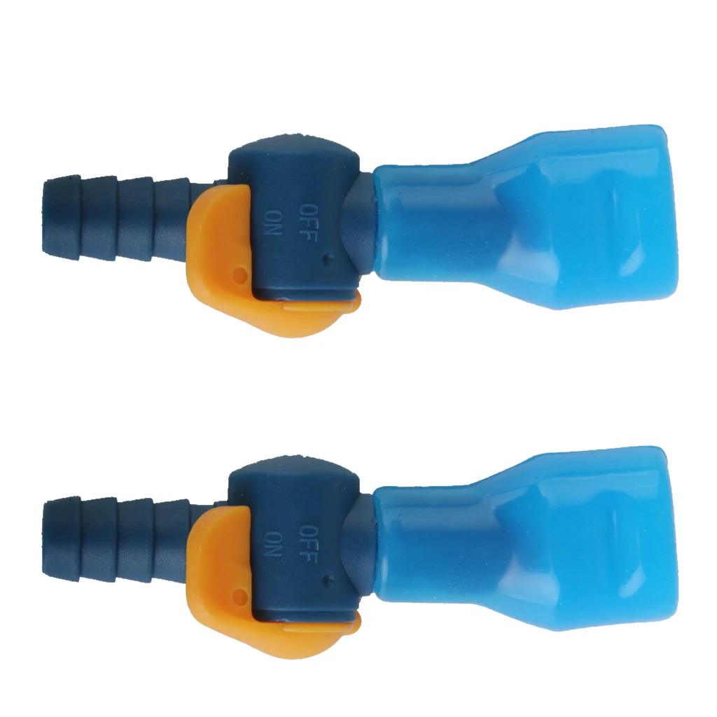 2 Pcs Sports Bicycle TPU Water Bag Replacement Bite Valve Hydration Pack Water Bag Mouth Suction Piping Nozzle 