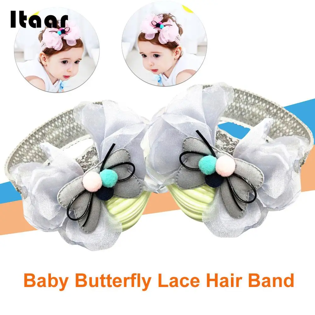 Baby Hair Accessories Newborn Hair Band Cute Infant Hair Band Toddler Headband 2 Colors Turban Flower Baby Hair Band