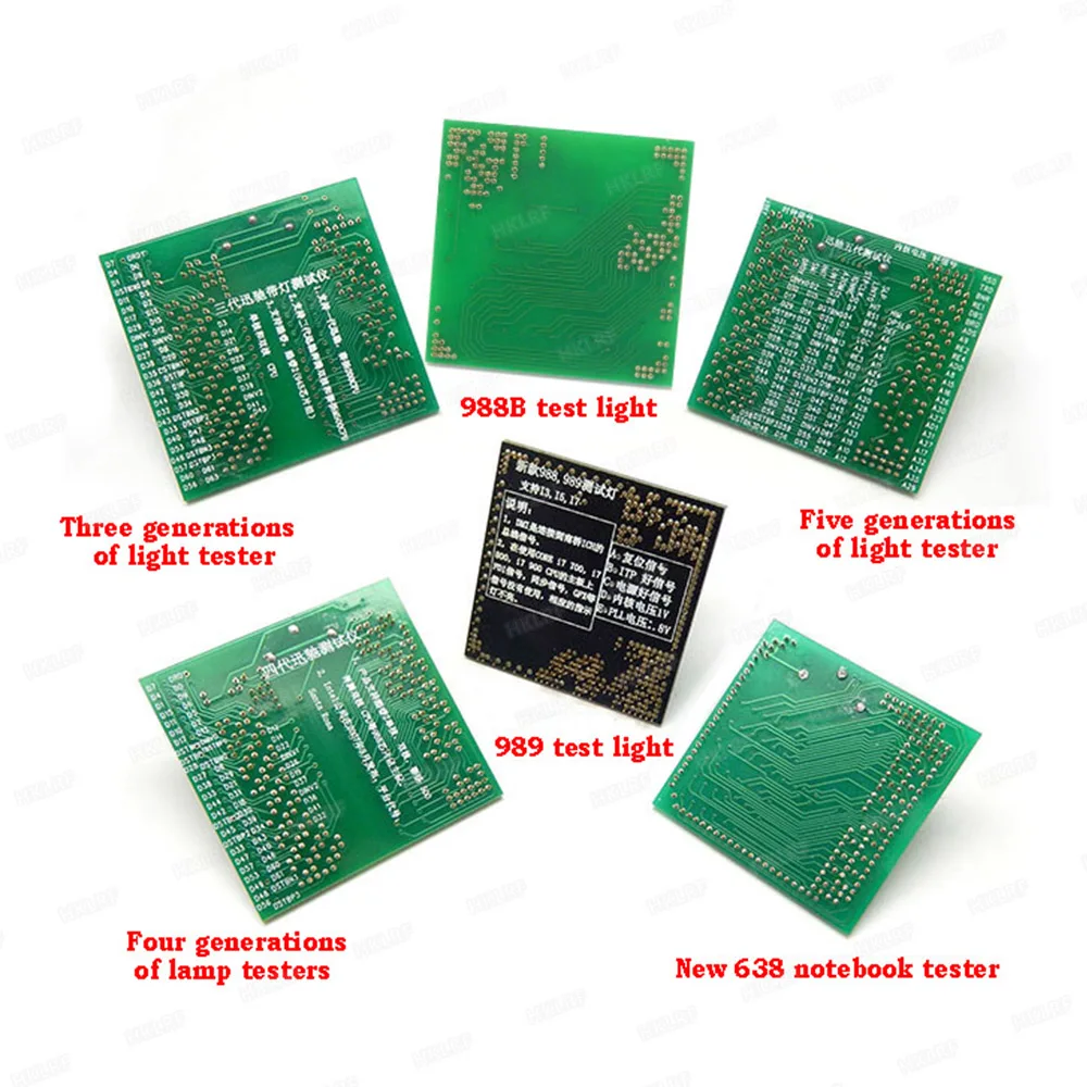 8 шт./лот Тестовая карта 988b 989 MIN-PCI DDR3 Тестовая карта полный набор тестер для разъема ЦП для ноутбука